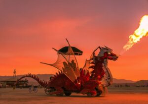 Dragon art car