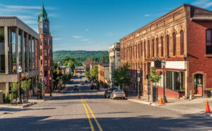 City of Marquette in Northern Michigan sits on Hilltop